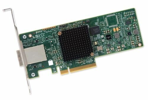 Контроллер SAS LSI 9300-8e SGL LSI00343 / H5-25460-00 (PCI-E 3.0 x8, LP, EXTERNAL, SAS12G, 8port (2*extSFF8644) от компании MetSnab - фото 1