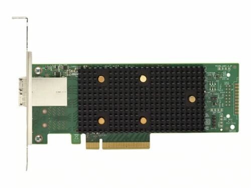 Контроллер SAS LSI MegaRAID SAS 9400-8e SGL 05-50013-01 (PCIe 3.1 x8 LP, Tri-Mode SAS/SATA/NVMe 12G HBA, 8port (2*ext от компании MetSnab - фото 1