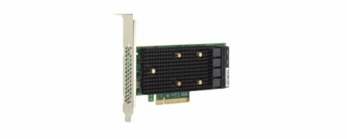 Контроллер SAS LSI SAS 9405W-16i SGL 05-50047-00 PCIe 3.1 x16 LP, Tri-Mode SAS/SATA/NVMe 12G HBA, 16port (4*int от компании MetSnab - фото 1