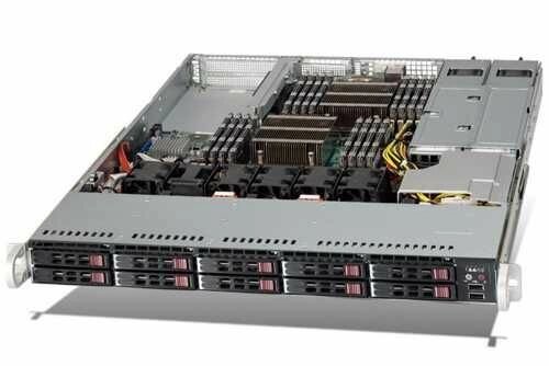 Корпус серверный 1U Supermicro CSE-116AC-R700WB E-ATX 12x13, 10x2.5 hot-swap SAS/SATA, 2xFH, 1xLP, 700W, WIO от компании MetSnab - фото 1