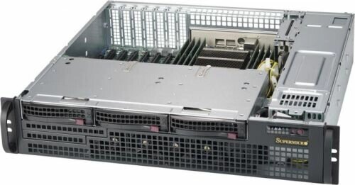 Корпус серверный 2U Supermicro CSE-825MBTQC-R802LPB (3*3.5quot; HS SAS/SATA drive bays, 2*800W) от компании MetSnab - фото 1