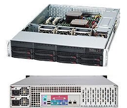 Корпус серверный 2U Supermicro CSE-825TQ-R740LPB (8x3.5quot; HS Bays, 8xSATA/SAS port, 2x3.5quot; Int, DVD-opt., от компании MetSnab - фото 1