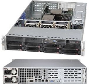 Корпус серверный 2U Supermicro CSE-825TQC-R740LPB (8x3.5quot; HS Bays, 8xSATA/SAS 12G port, 2x3.5quot; от компании MetSnab - фото 1