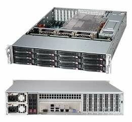 Корпус серверный 2U Supermicro CSE-826BAC4-R920LPB (12*3.5quot; HS Bays, SAS3/12Gb, 13quot;x13.68quot;, EE-ATX, 2*920W, от компании MetSnab - фото 1