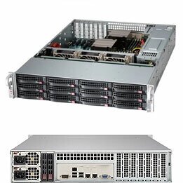 Корпус серверный 2U Supermicro CSE-826BE1C4-R1K23LPB 2x1200W, черный от компании MetSnab - фото 1