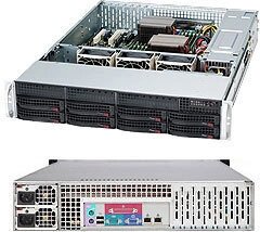 Корпус Supermicro 825TQ-R740LPB SuperChassis 2U / no HDD (8) LFF / 7xLP / 2Rx740W Platinum (12quot; x 13quot;, от компании MetSnab - фото 1