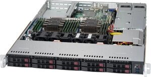 Корпус Supermicro CSE-116AC2-R706WB2 2x750W черный от компании MetSnab - фото 1