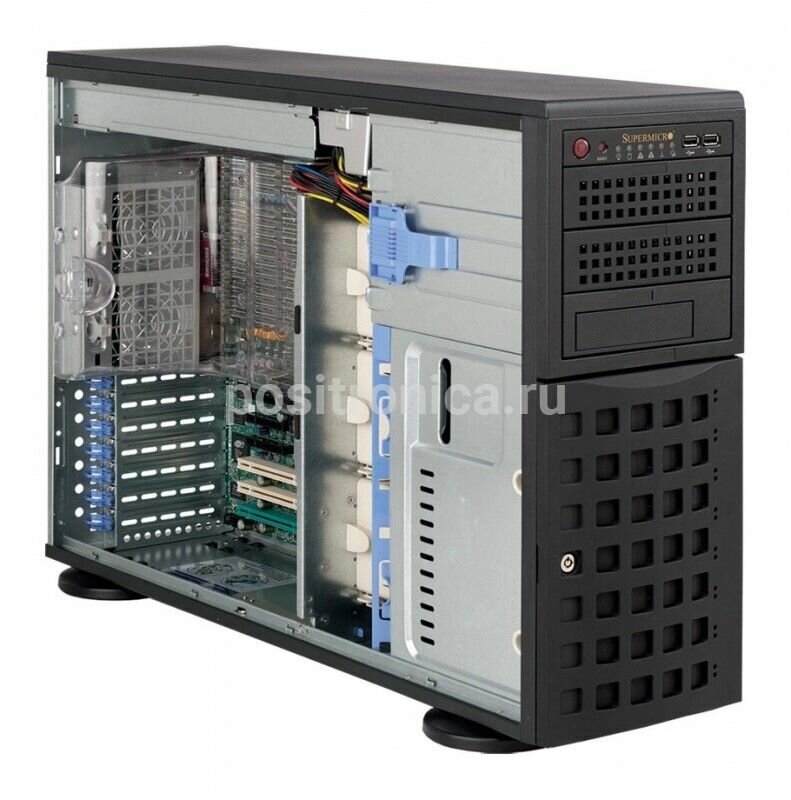 Корпус SuperMicro CSE-745TQ-R800B 2 x 800 Вт черный (CSE-745TQ-R800B) от компании MetSnab - фото 1