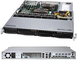 Корпус SuperMicro CSE-813MF2TQC-505CB 500W черный от компании MetSnab - фото 1