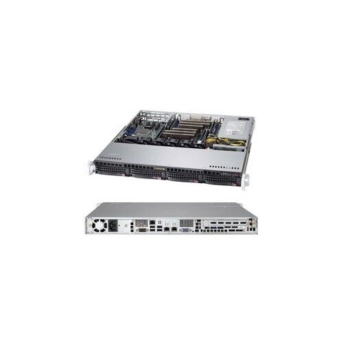 Корпус SuperMicro CSE-813MFTQC-505CB 500W черный от компании MetSnab - фото 1