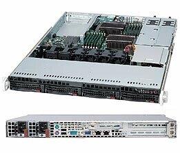 Корпус SuperMicro CSE-815TQC-R706WB 2x750W черный от компании MetSnab - фото 1