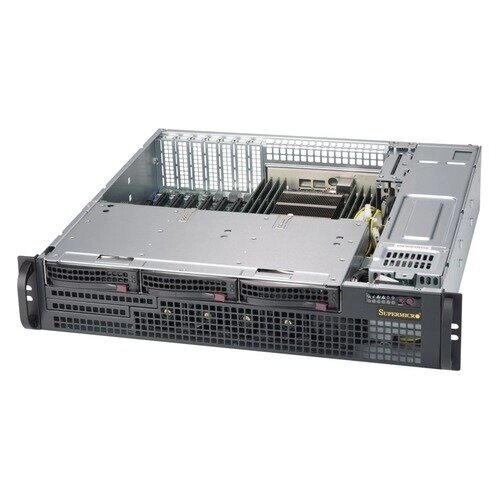 Корпус SuperMicro CSE-825MBTQC-R802LPB 2x800W черный от компании MetSnab - фото 1