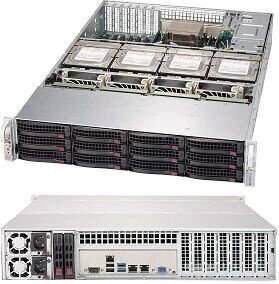 Корпус SuperMicro CSE-829HE1C4-R1K62LPB 2x1600W черный от компании MetSnab - фото 1