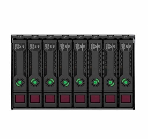 Корзина HPE 826690-B21 для жестких дисков, DL38X, Gen10 Prem 6SFF SAS/SATA 2xNVMe 8SFF SAS/SATA Bay Kit от компании MetSnab - фото 1