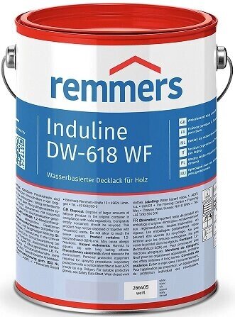 Краска Огнезащитная для Древесины Remmers Induline DW-618 WF 20л Глубокоматовая от компании MetSnab - фото 1