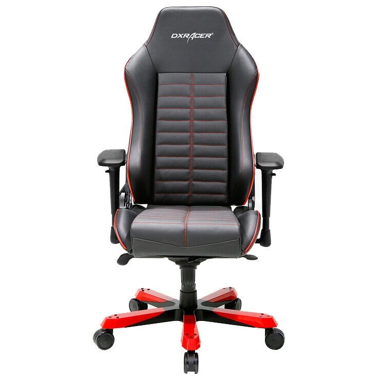 Кресло компьютерное DXRacer Iron чёрно-красное (OH/IS188/NR) от компании MetSnab - фото 1