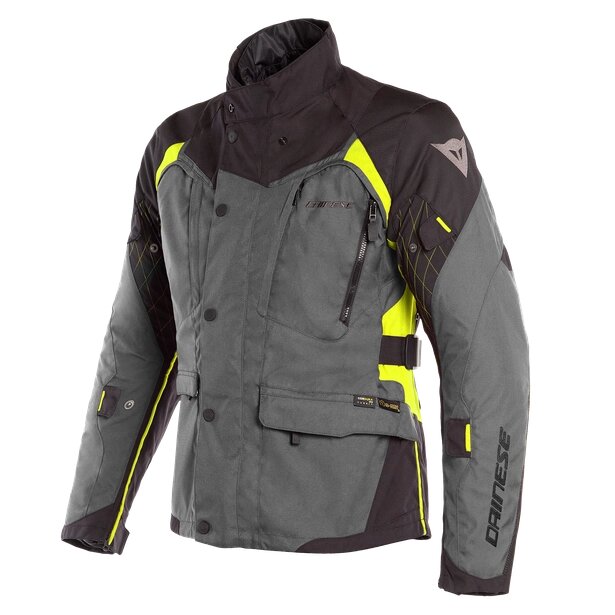 Куртка текстильная Dainese X-TOURER D-DRY Ebony/Black/Fluo-Yellow 54 от компании MetSnab - фото 1