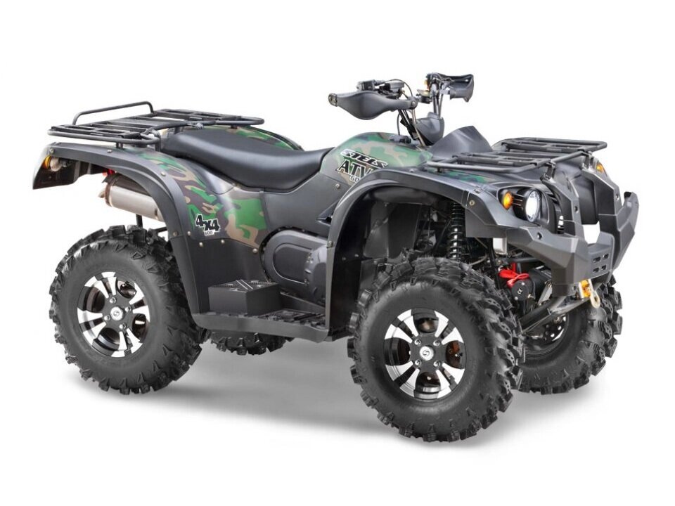 Квадроцикл Stels ATV 650YS EFI Leopard Зеленый камуфляж от компании MetSnab - фото 1