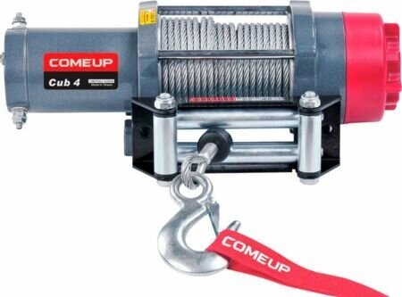 Лебёдка электрическая 12V COMEUP Cub 4 4000 lbs 1814 кг (стальной трос) от компании MetSnab - фото 1