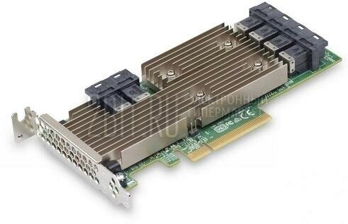 LSI HBA SAS9305-24i (PCI-E 3.0 x8, LP ) SAS/SATA 12G, Non-RAID -до 1024, 24port (6*intSFF8643), каб. отдельно от компании MetSnab - фото 1