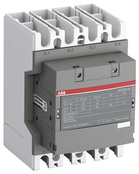 Магнитный пускатель/контактор перемен. тока (ac) ABB 1SFL527102R1100 от компании MetSnab - фото 1