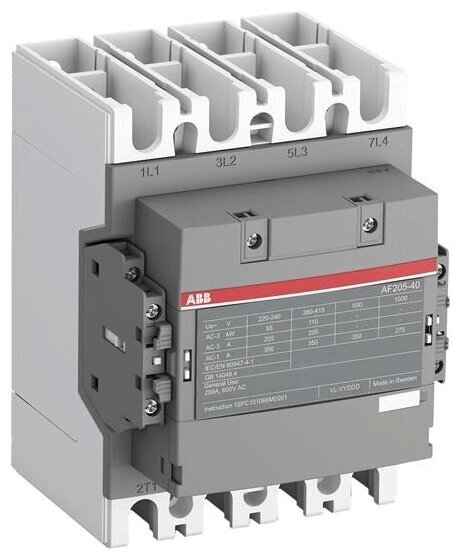 Магнитный пускатель/контактор перемен. тока (ac) ABB 1SFL527102R1122 от компании MetSnab - фото 1