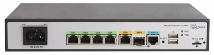 Маршрутизатор HP FlexNetwork MSR954 1GbE SFP 2GbE-WAN 4GbE-LAN CWv7 от компании MetSnab - фото 1