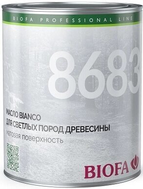 Масло для Светлых Пород Древесины Biofa Bianco 8683 10л Бесцветное / Биофа 8683 от компании MetSnab - фото 1