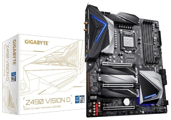 Материнская плата GIGABYTE Z490 VISION D от компании MetSnab - фото 1