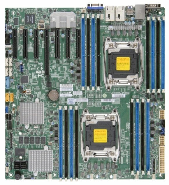 Материнская плата Supermicro X10DRH-I от компании MetSnab - фото 1