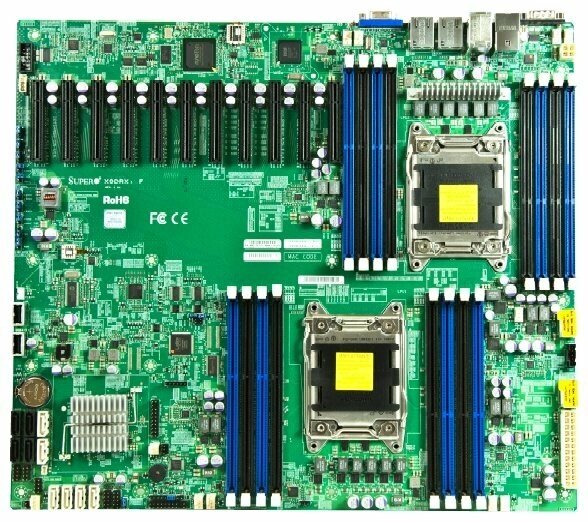 Материнская плата Supermicro X9DRX+-F от компании MetSnab - фото 1