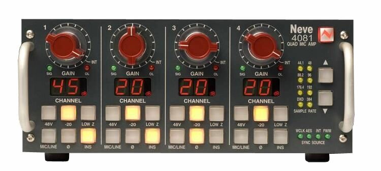 Микрофонный предусилитель AMS Neve 4081 QuadMic Preamp от компании MetSnab - фото 1