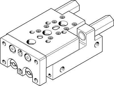 Мини-суппорт Festo SLT-10-10-P-A от компании MetSnab - фото 1