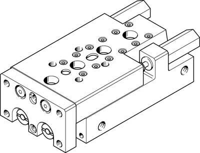 Мини-суппорт Festo SLT-10-50-A-CC-B от компании MetSnab - фото 1