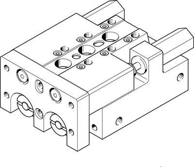 Мини-суппорт Festo SLT-16-40-A-CC-B от компании MetSnab - фото 1