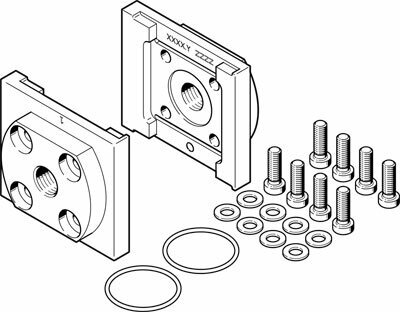 Монтажная плита Festo PAML-CP-90-HP3-G12 от компании MetSnab - фото 1