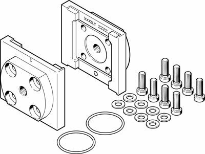 Монтажная плита Festo PAML-CP-90-HP3-G14 от компании MetSnab - фото 1