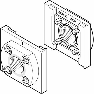 Монтажная плита Festo PAML-CP-90-HP3-G1 от компании MetSnab - фото 1