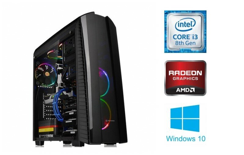 Мощный игровой компьютер 2020 TopComp PG 71091040 (Intel Core i3 8100 3.6 ГГц, DDR4 8 Гб 2133 МГц, 500 Гб , SSD 512 Гб, от компании MetSnab - фото 1