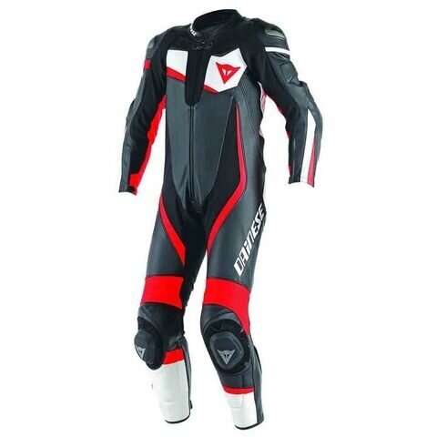 Мотокомбенизон Dainese Veloster 1 PC. Suit / Черно-белый от компании MetSnab - фото 1