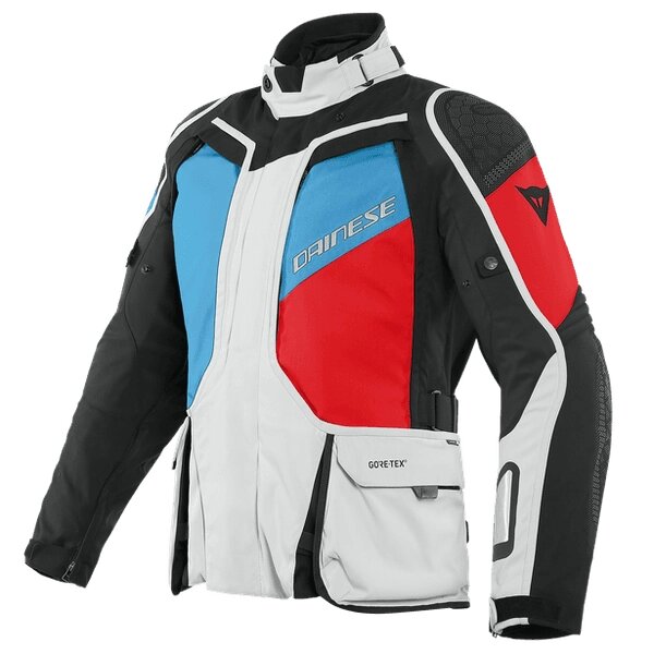 Мотокуртка DAINESE D-EXPLORER 2 GORE-TEX 80c glacier-gray/blue/lava-red/black 46 от компании MetSnab - фото 1