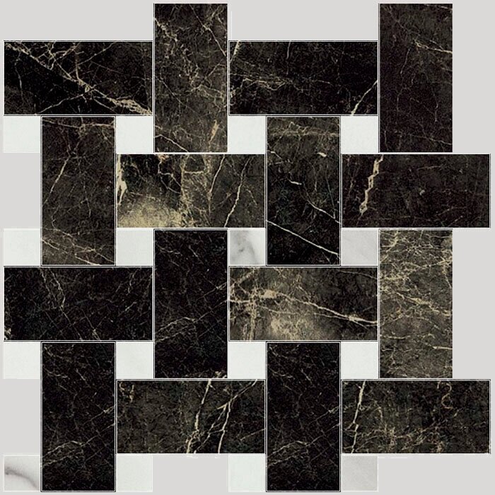 Мозаика облицовочная керамогранит Apavisa Marble 7.0 Marble 7.0 jolie polished mosaico mix_ G-1884 ( м2) от компании MetSnab - фото 1