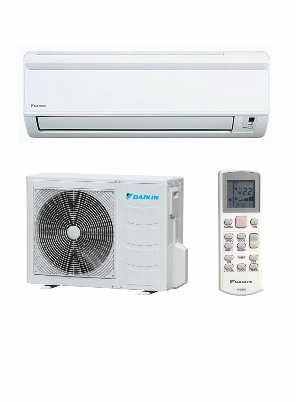 Настенная сплит-система Daikin FTYN35L / RYN35L с комплектом Айсберг от компании MetSnab - фото 1