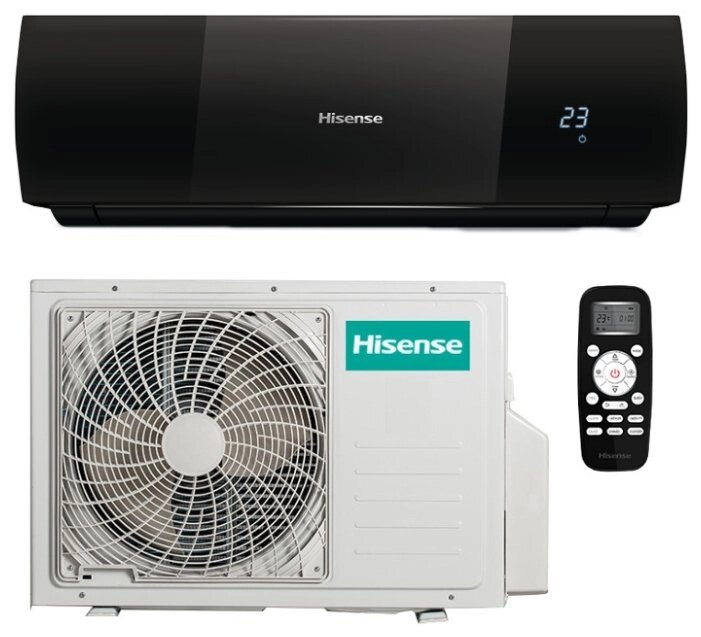 Настенная сплит-система Hisense AS-07HR4SYDDEB5 черный от компании MetSnab - фото 1