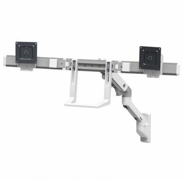 Настенный кронштейн для двух мониторов Ergotron HX Wall Dual Monitor Arm 45-479-216, белый от компании MetSnab - фото 1