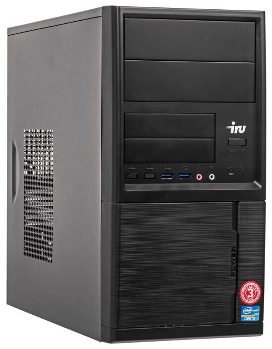 Настольный компьютер iRu Office 313 MT (1175797) Mini-Tower/Intel Core i3-9100F/8 ГБ/240 ГБ SSD/NVIDIA GeForce GT от компании MetSnab - фото 1