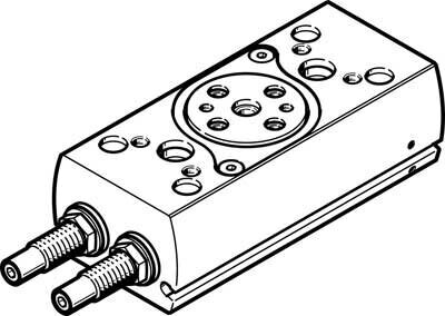 Неполноповоротный привод Festo DRRD-12-180-FH-Y9A от компании MetSnab - фото 1