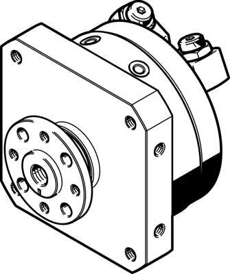 Неполноповоротный привод Festo DSM-63-270-P-FW-A-B от компании MetSnab - фото 1