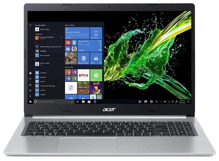 Ноутбук Acer Aspire 5 A515-55-34Y4 (Intel Core i3 1005G1 1200MHz/15.6quot;/1920x1080/4GB/512GB SSD/DVD нет/Intel UHD от компании MetSnab - фото 1