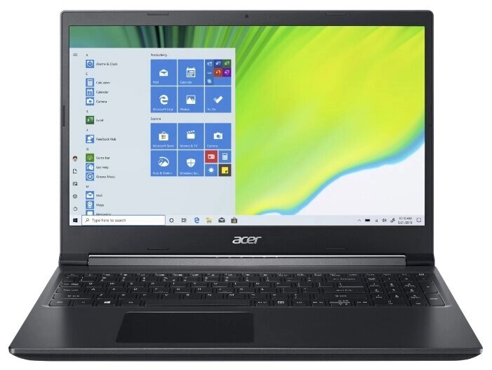 Ноутбук Acer Aspire 7 A715-75G-73DV (Intel Core i7 9750H 2600MHz/15.6quot;/1920x1080/8GB/512GB SSD/DVD нет/NVIDIA от компании MetSnab - фото 1